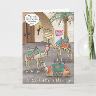 Cartes Pour Fêtes Annuelles Un miracle de Noël