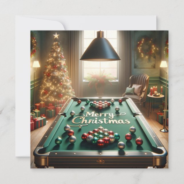 Cartes Pour Fêtes Annuelles Un Noël de fête (Devant)