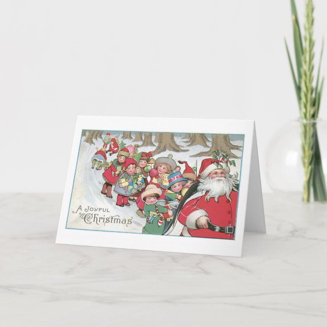 Cartes Pour Fêtes Annuelles Un Noël Joyeux (Devant)