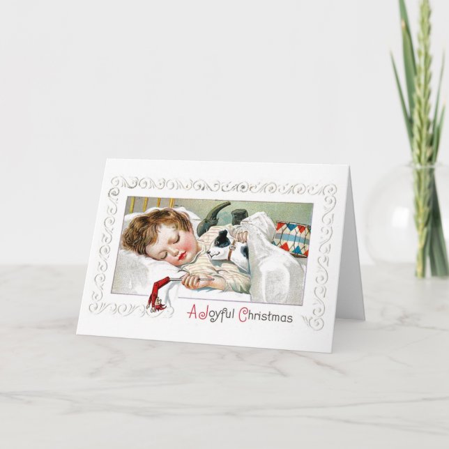 Cartes Pour Fêtes Annuelles Un Noël Joyeux (Devant)