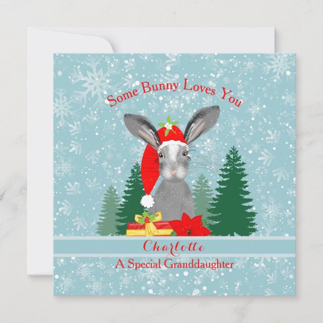 Cartes Pour Fêtes Annuelles Un Noël spécial Petite-Fille (Devant)