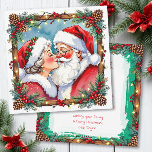 Cartes Pour Fêtes Annuelles Un Noël sucré à l'ancienne   Monsieur et Madame Cl