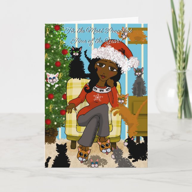 Cartes Pour Fêtes Annuelles Un Noël tout simplement parfait ! (Devant)