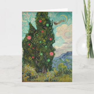 Cartes Pour Fêtes Annuelles Un Noël Van Gogh