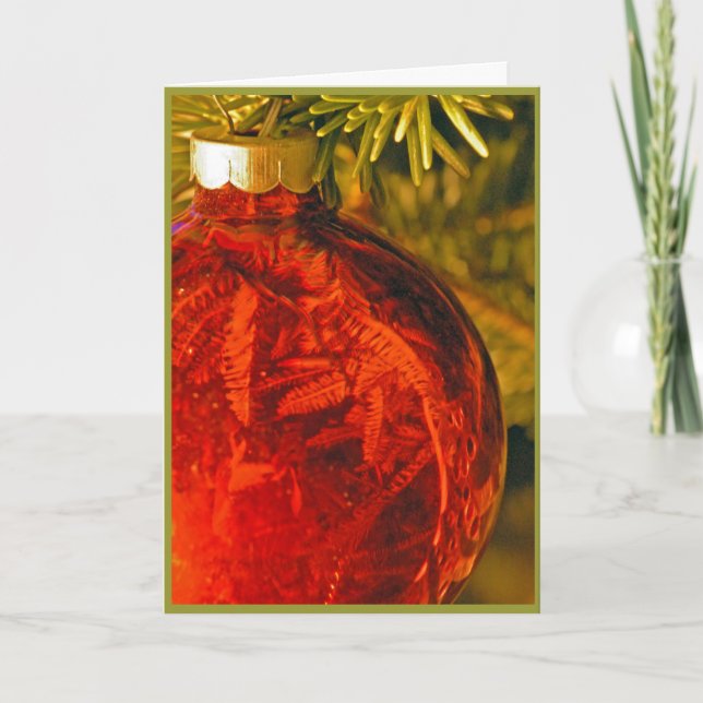 Cartes Pour Fêtes Annuelles Un ornement de Noël géant "¡Feliz Navidad !" (Devant)