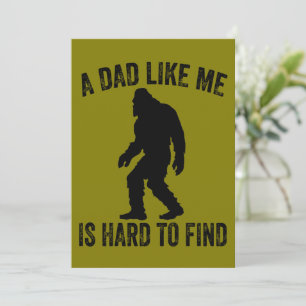 Cartes Pour Fêtes Annuelles Un papa comme moi est difficile à trouver Drôle de