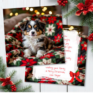 Cartes Pour Fêtes Annuelles Un Papillon festif mignon personnalisé pour Noël