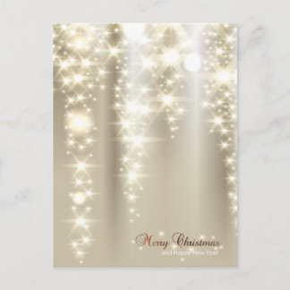 Cartes Pour Fêtes Annuelles Un parfum d'or et d'argent à Noël