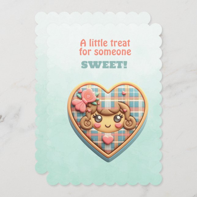 Cartes Pour Fêtes Annuelles Un petit traité pour quelqu'un de doux (Devant / Derrière)