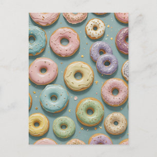 Cartes Pour Fêtes Annuelles Un rêve de beignet pastel à la mode