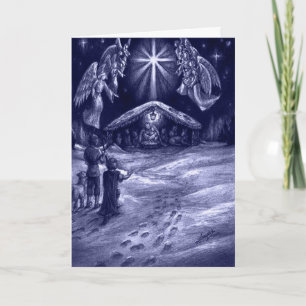 Cartes Pour Fêtes Annuelles Un Sauveur est né !