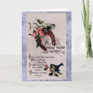 Cartes Pour Fêtes Annuelles Un voeu de Nouvel An