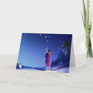 Cartes Pour Fêtes Annuelles Un vœu de vacances doux et tendre