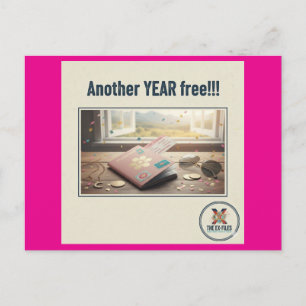 Cartes Pour Fêtes Annuelles Une autre année libre (F)