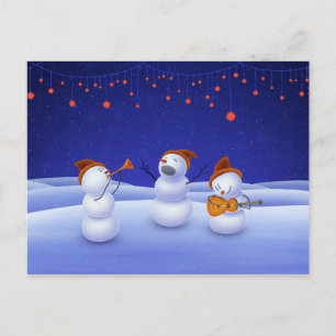 Cartes Pour Fêtes Annuelles Une chanson de Noël