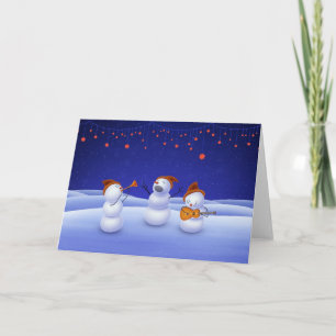 Cartes Pour Fêtes Annuelles Une chanson de Noël