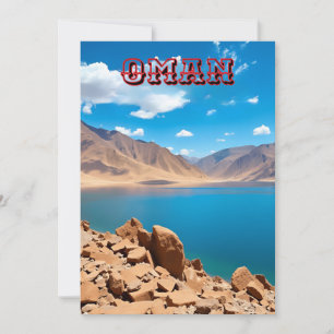 Cartes Pour Fêtes Annuelles Une côte omanaise turquoise et sereine