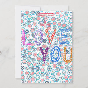 Cartes Pour Fêtes Annuelles Une déclaration d'amour ornée