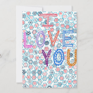 Cartes Pour Fêtes Annuelles Une déclaration d'amour ornée