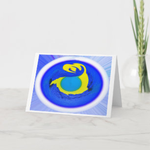 Cartes Pour Fêtes Annuelles Une fois dans la lune bleue