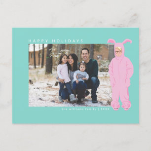 Cartes Pour Fêtes Annuelles Une histoire de Noël   Costume Ralphie Bunny - Pho