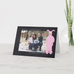 Cartes Pour Fêtes Annuelles Une histoire de Noël   Costume Ralphie Bunny - Pho