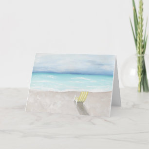 Cartes Pour Fêtes Annuelles Une journée à la plage