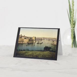 Cartes Pour Fêtes Annuelles Une partie du vieux port, classique de Marseille,