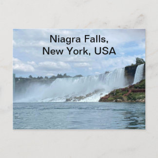 Cartes Pour Fêtes Annuelles Une photo de Niagra tombe du New York Side