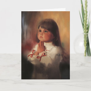 Cartes Pour Fêtes Annuelles Une prière de Noël