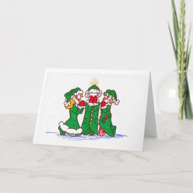 Cartes Pour Fêtes Annuelles Une prière de Noël (Devant)