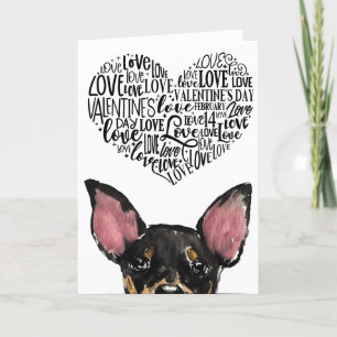 Cartes Pour Fêtes Annuelles Une Saint-Valentin de votre Terrier Manchester