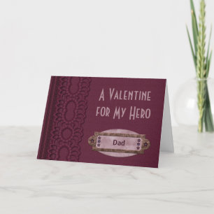 Cartes Pour Fêtes Annuelles Une Saint Valentin pour mon héros Customisé