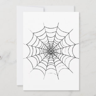Cartes Pour Fêtes Annuelles Une simple toile d'araignée