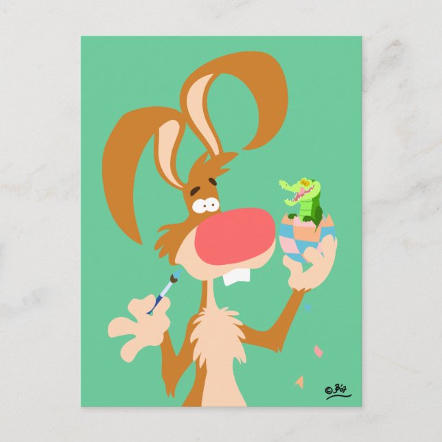 Cartes Pour Fêtes Annuelles Une surprise pour Pâques :) (Devant)