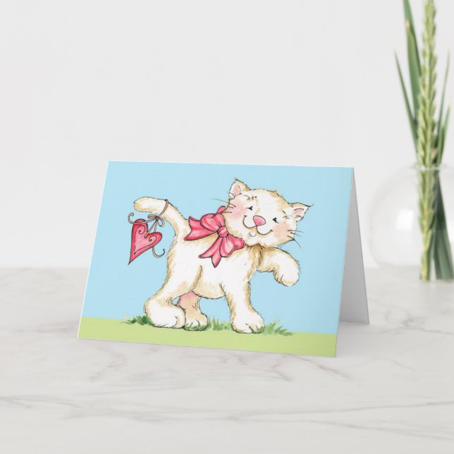 Cartes Pour Fêtes Annuelles Une Valentine Purifiée (Devant)