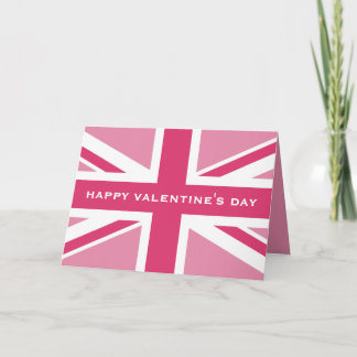 Cartes Pour Fêtes Annuelles Union Jack Valentine