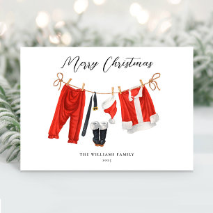 Cartes Pour Fêtes Annuelles Unique Santa Noël Non-Photo