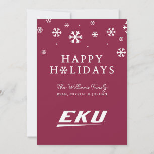 Cartes Pour Fêtes Annuelles Université du Kentucky oriental   EKU