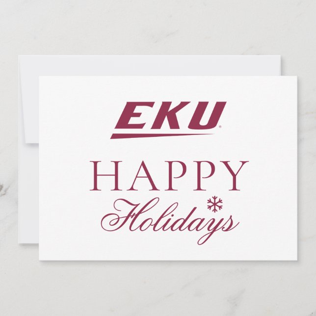 Cartes Pour Fêtes Annuelles Université du Kentucky oriental | EKU (Devant)