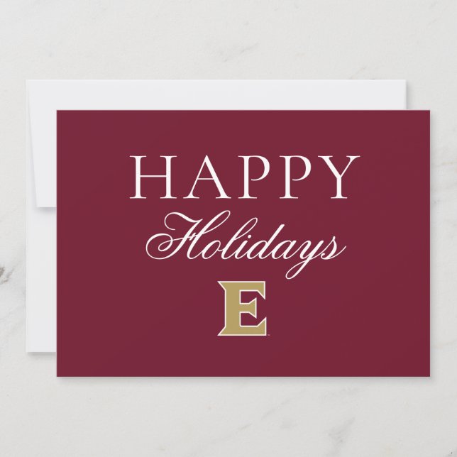 Cartes Pour Fêtes Annuelles Université Elon E (Devant)
