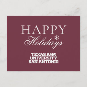 Cartes Pour Fêtes Annuelles Université Texas A&M de San Antonio