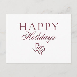 Cartes Pour Fêtes Annuelles Université Texas A&M de San Antonio | Logo d'état