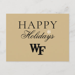 Cartes Pour Fêtes Annuelles Université Wake Forest   WF