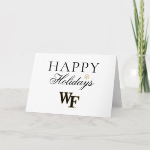 Cartes Pour Fêtes Annuelles Université Wake Forest   WF