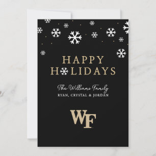 Cartes Pour Fêtes Annuelles Université Wake Forest   WF