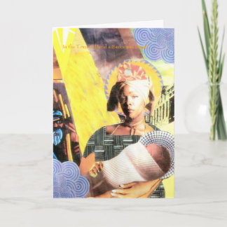 Cartes Pour Fêtes Annuelles UrbanMadonna, dans la ville de David un sauveur ét