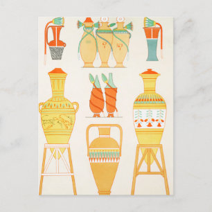 Cartes Pour Fêtes Annuelles Urnes égyptiennes anciennes