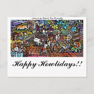 Cartes Pour Fêtes Annuelles Vacances 08, Howlidays heureux de GGBR ! !