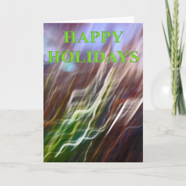 Cartes Pour Fêtes Annuelles vacances abstraites (Devant)